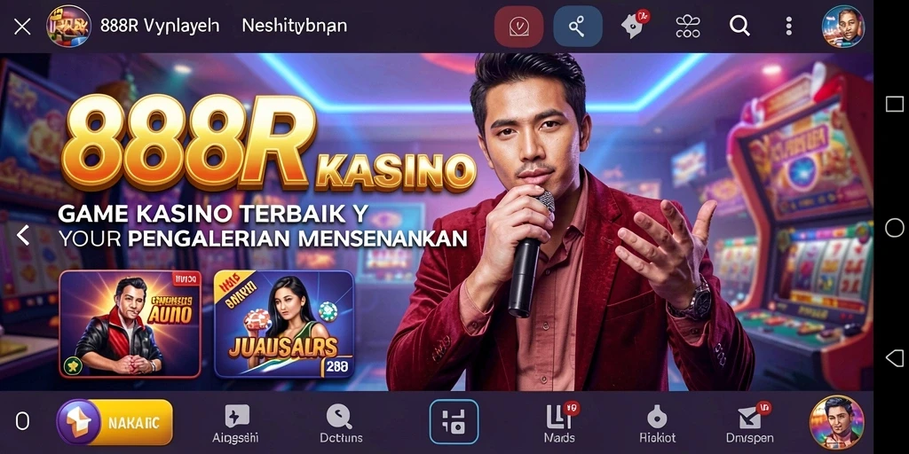 Tampilan permainan kasino yang seru dan penuh aksi.
