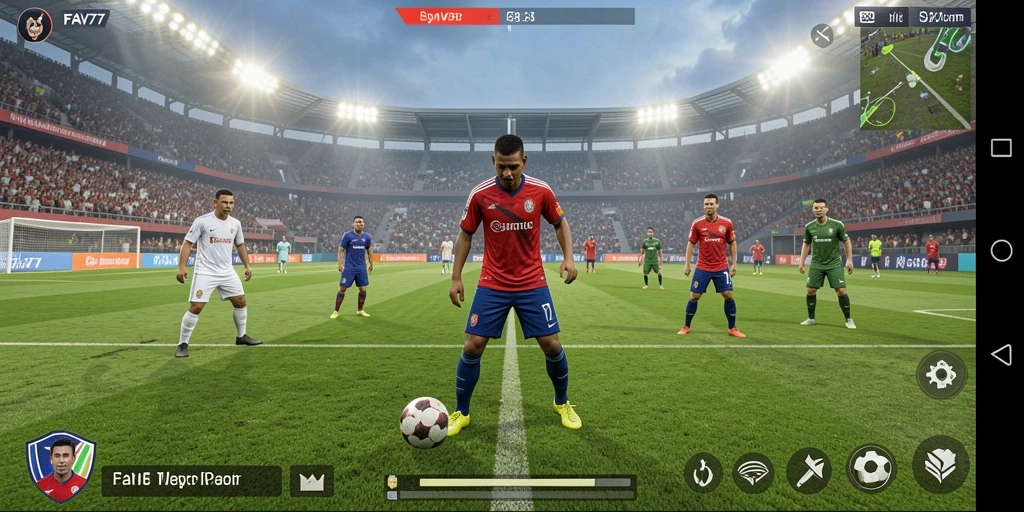 Tampilan gameplay menarik dari FAV77 menampilkan aksi seru dalam olahraga.