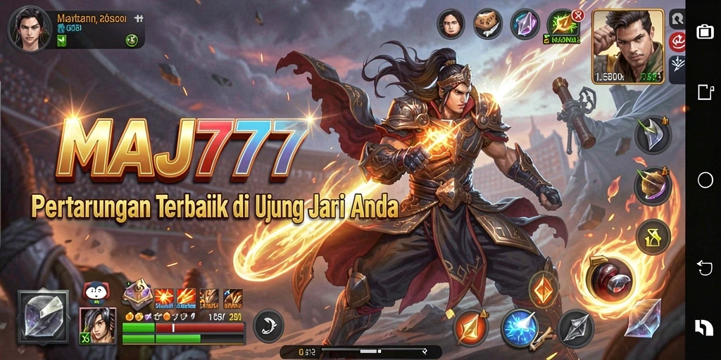 Gameplay seru MAJ777 dengan pertarungan yang intens.