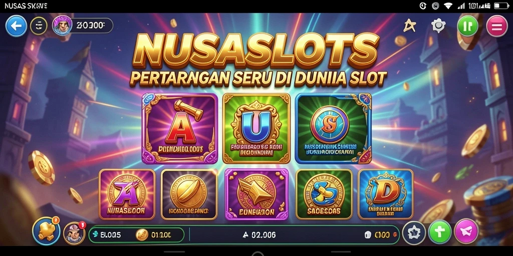 Tampilan gameplay NUSASLOTS yang menarik dan penuh aksi pertarungan.