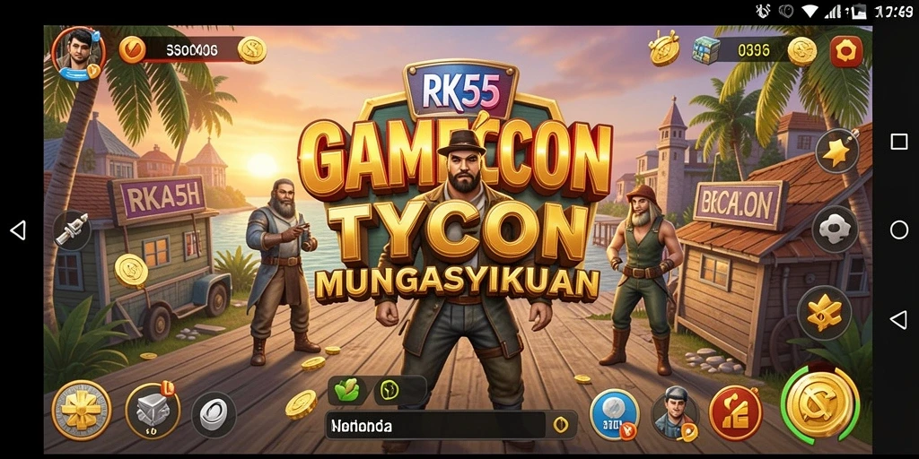 Gameplay Tycoon RK55 yang menarik dan menantang.