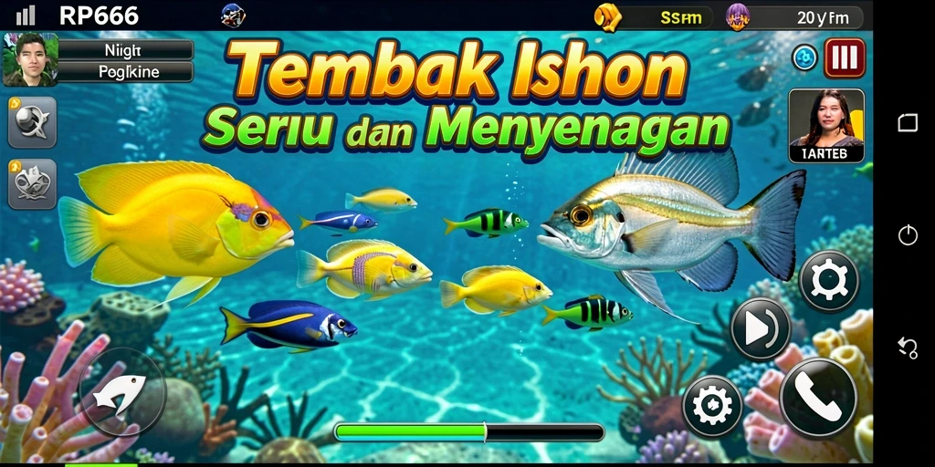 Tampilan menarik dari gameplay Tembak Ikan RP66.