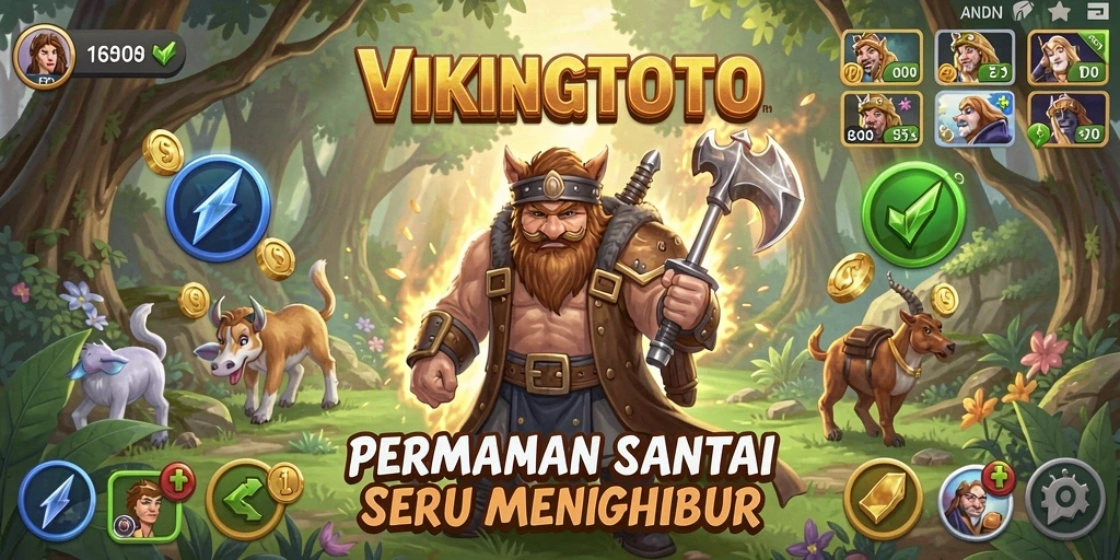 Tampilan menarik dari gameplay VIKINGTOTO yang seru dan mendebarkan.